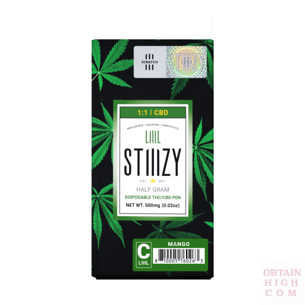 Stiiizy LIIIL Mango CBD 500mg disposable 7