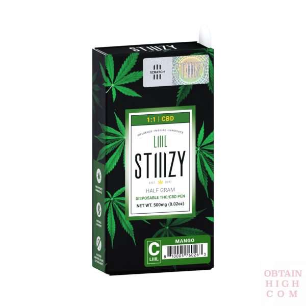 Stiiizy LIIIL Mango CBD 500mg disposable 8