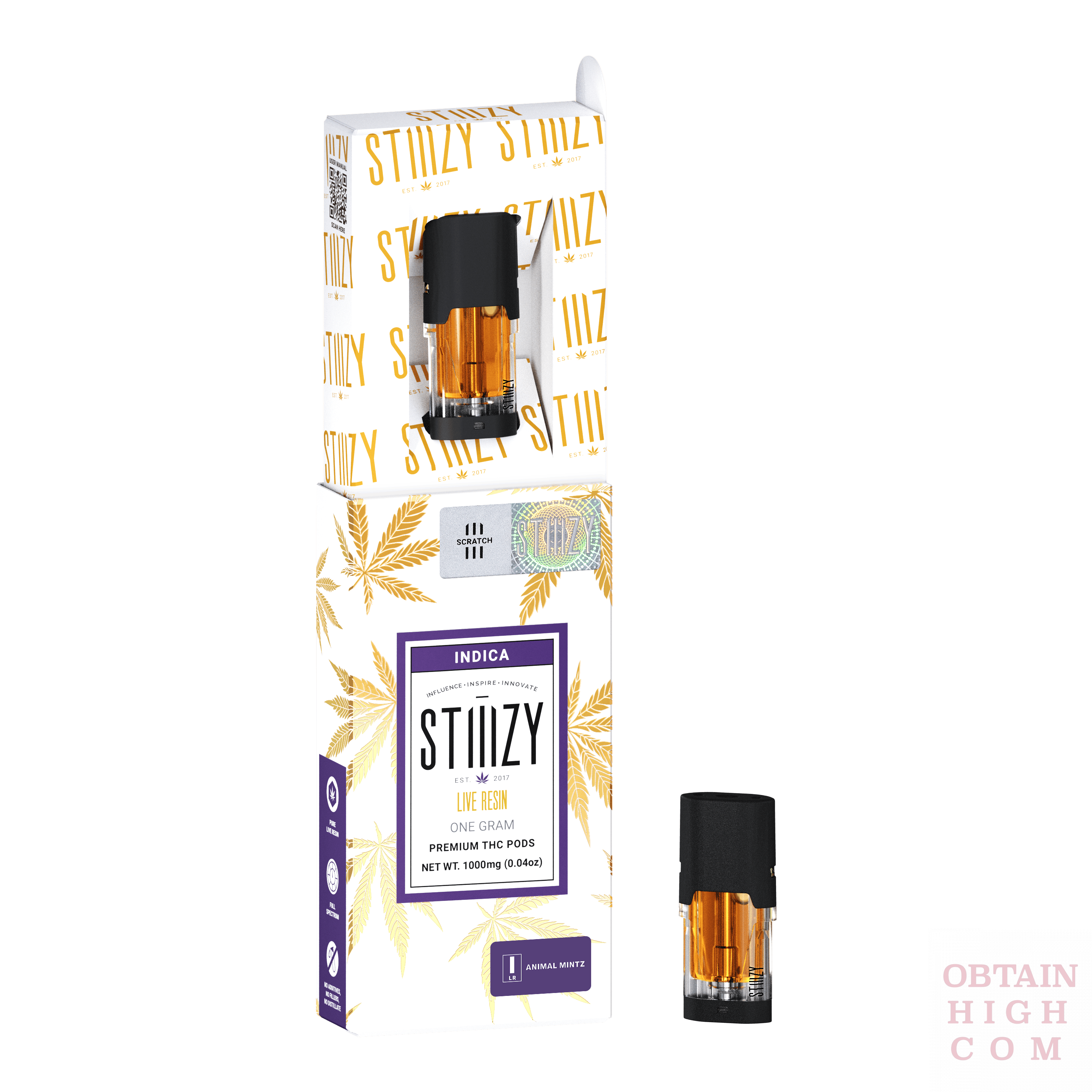 Stiiizy Animal Mintz Live Resin Pod obtain high Stiiizy Animal Mintz Live Resin Pod obtain high