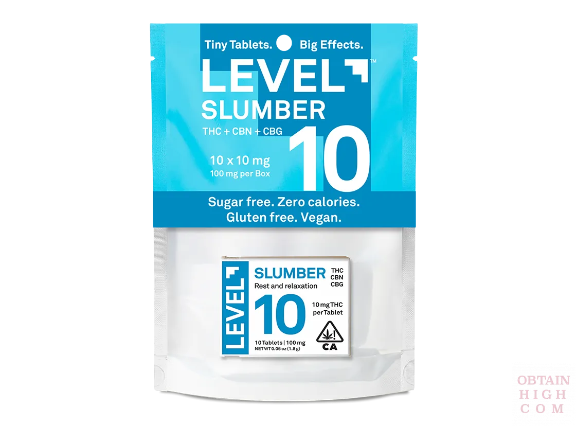 LEVEL 10 Slumber THC+CBN+CBG 10 pills x 10mg by Level Experience obtain high LEVEL 10 Slumber THC+CBN+CBG 10 pills x 10mg by Level Experience obtain high